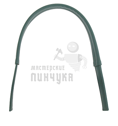 Ручка сумочная, плоская (7156), 65см, цв.изумрудный