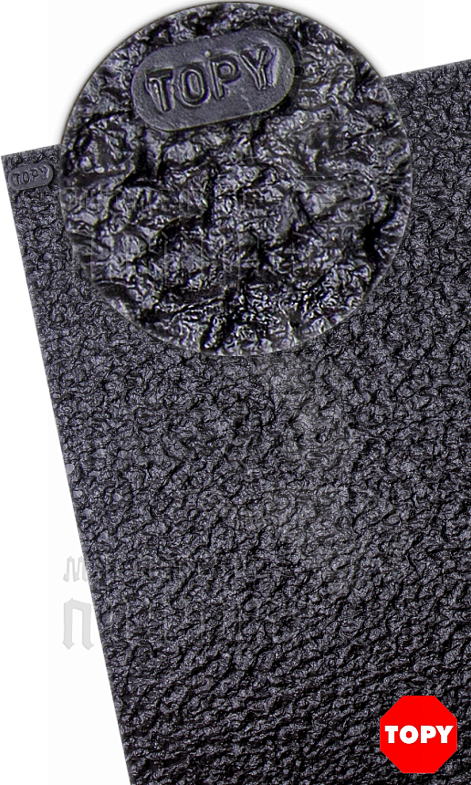 Проф. листовая Topy Rug 960х600х3мм Черный (11)