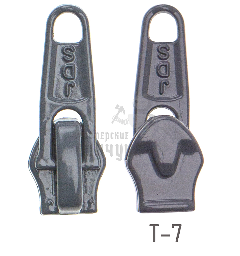 Бегунок   "Judson" т.7 классич. т.серый 40