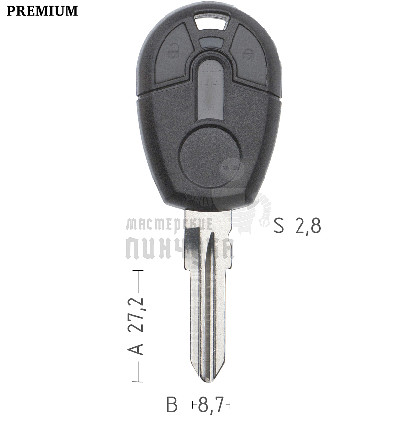 Корпус Fiat GT15 2кн.  КНР