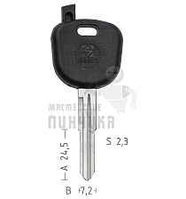 T00KIA3RP TP00KI-2D.P KIA3RTE а/пласт.с мест.п/чип KIA - Чертеж