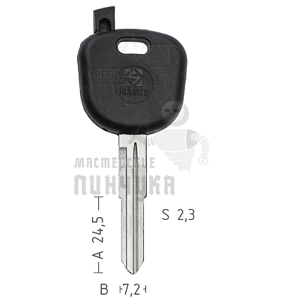 T00KIA3RP TP00KI-2D.P KIA3RTE а/пласт.с мест.п/чип KIA