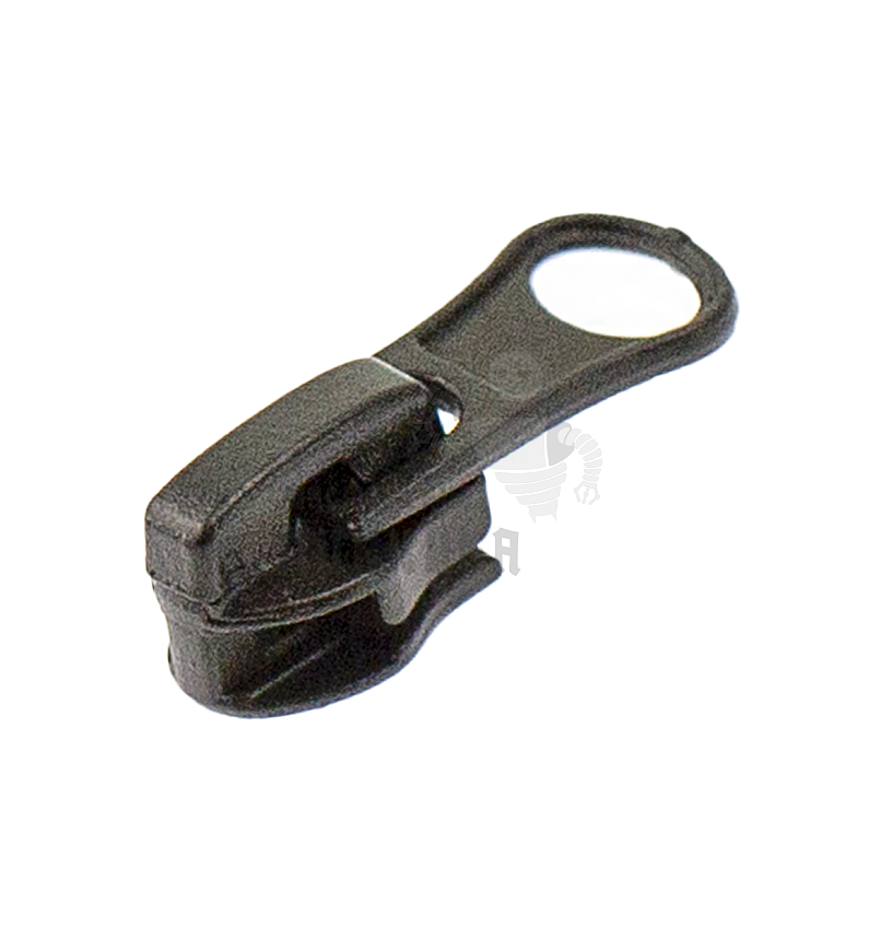 Бегунок для спиральной (витой) молнии, тип 4, автомат, ГРУША цв. 328 хаки