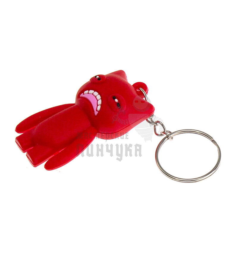 Брелок для ключей "FUGGLER", цв.красный