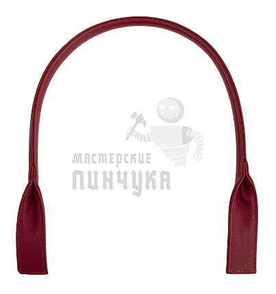 Ручка сумочная круглая с широким креплением 70см Китай Красный
