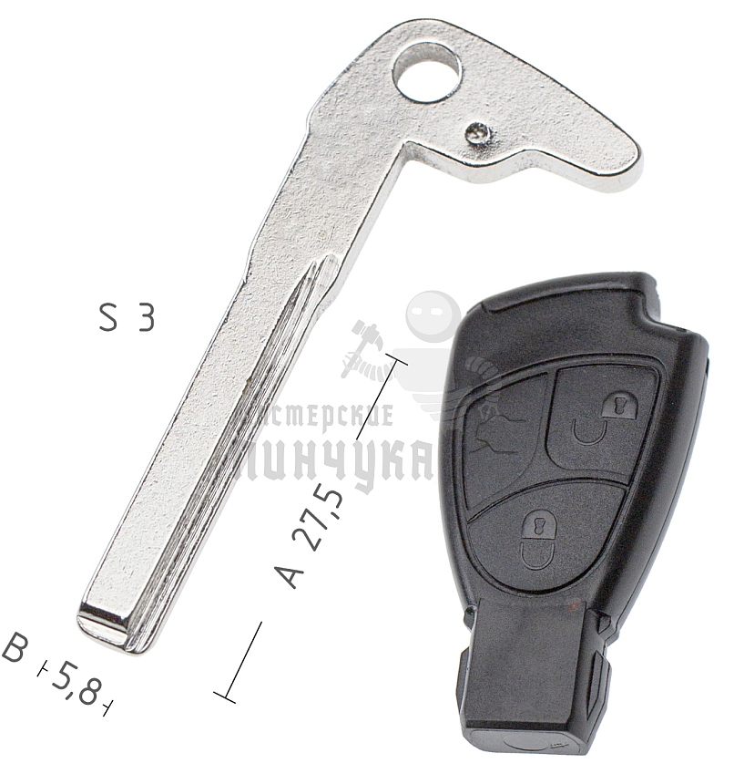 Лезвие   1231/Mercedes  КНР