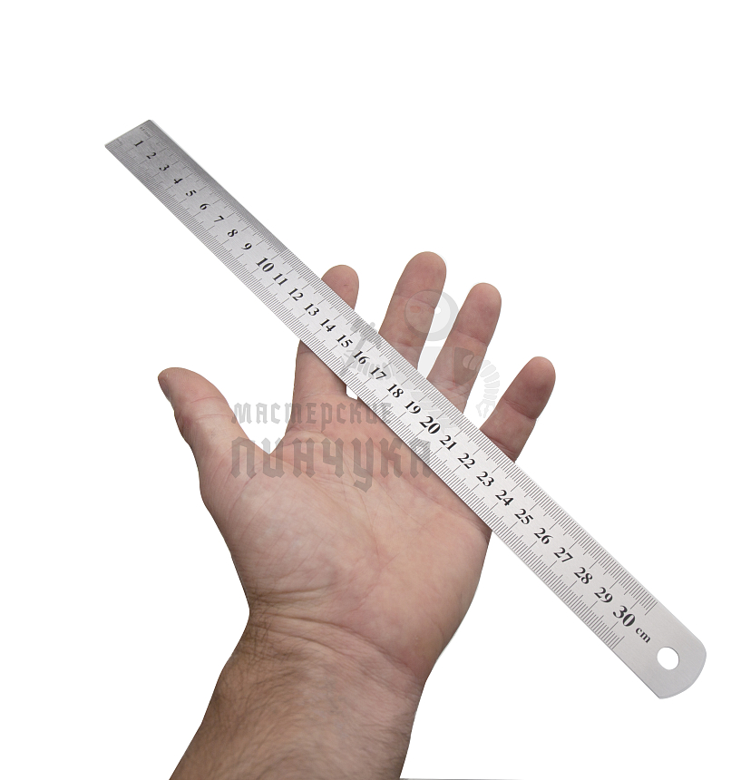 Линейка измерительная, 300 мм, металлическая Sparta