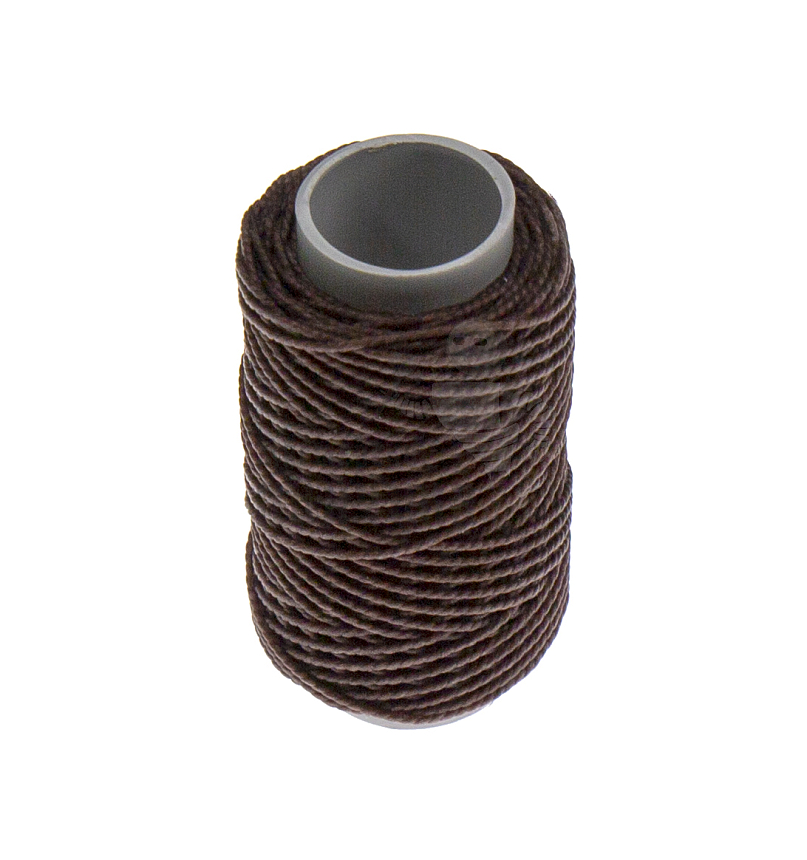 Нитки вощеные "Малышка", прошивочные, коричневые