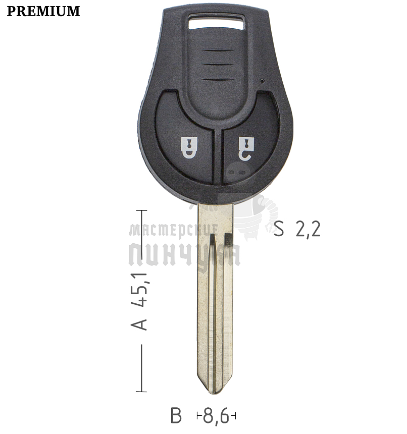 Корпус  NISSAN S19 2кн   КНР