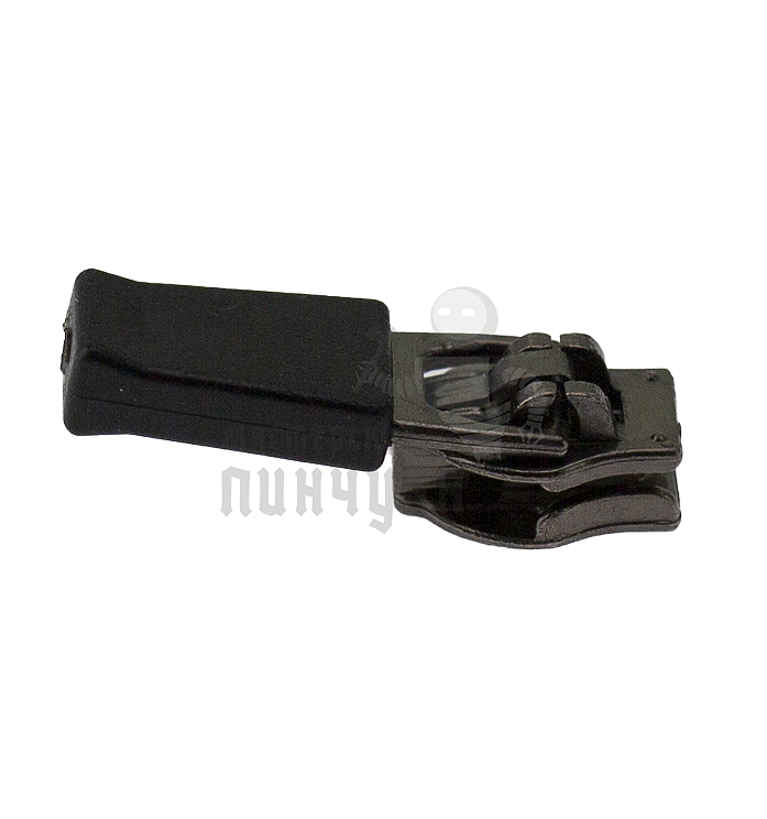 Бегунок для спиральной (витой) молнии, тип 3, Арт.YG-301, цв. никель черный, РЕВЕРС