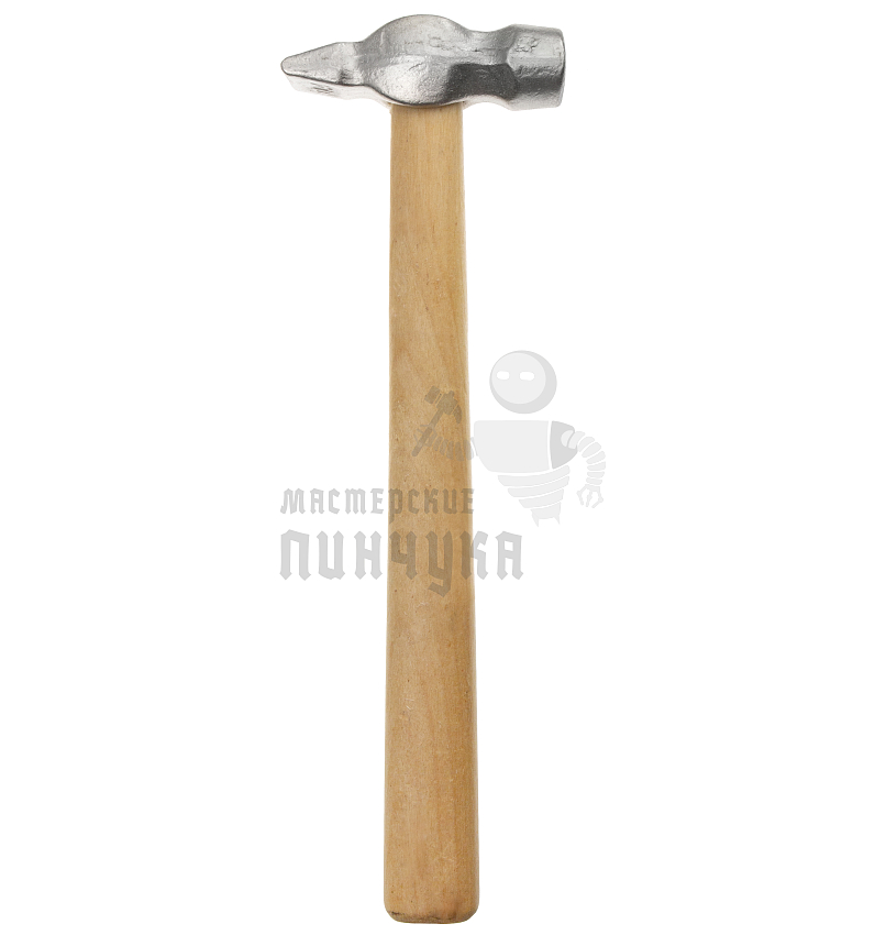 Молоток слесарный, 400 г, круглый боек, деревянная рукоятка Россия