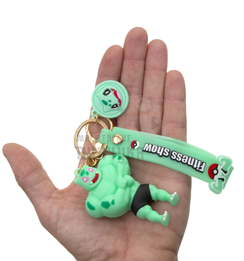 Брелок для ключей "Покемон Ивисаур" + карабин