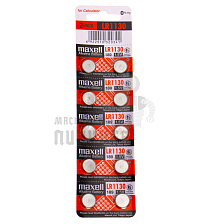 Батарейка  MAXELL LR1130/189 BL10 часовая (10 / 100 / 3600) - Чертеж
