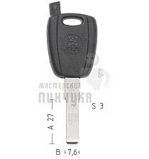 T00GB18PN TP00FI-16P SIP22T0 а/пласт.с мест.п/чип Lancia/Fiat/Iveco - Чертеж