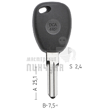 DAC-4D.P   DCA4RP49 HU136P - Чертеж