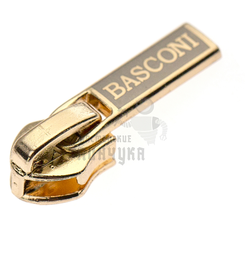 Бегунок Т7 JX декоративный №9 BASCONI, цв. золото