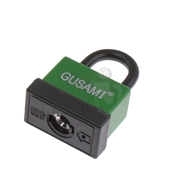 Навесной замок GUSAMI 47мм (зеленый)