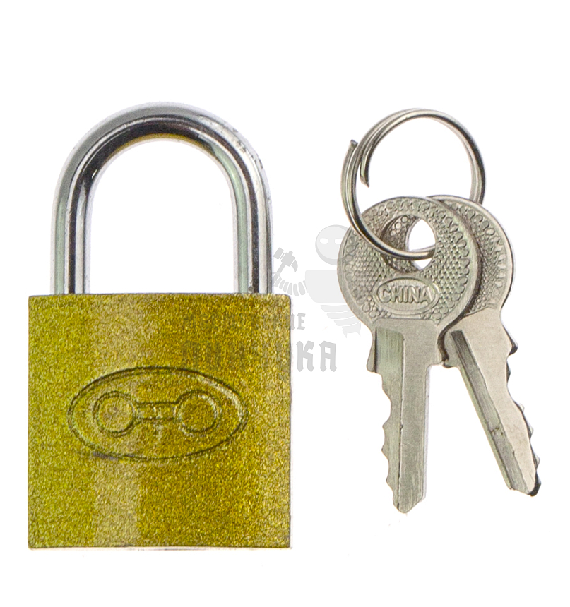 Навесной замок "TRI-GAN" 25мм (2кл)