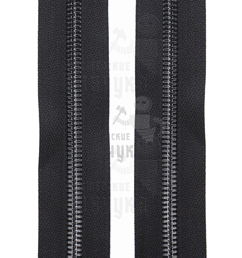 Молния-рулон Т8 "Judson" металл, усил. Темный никель/черная