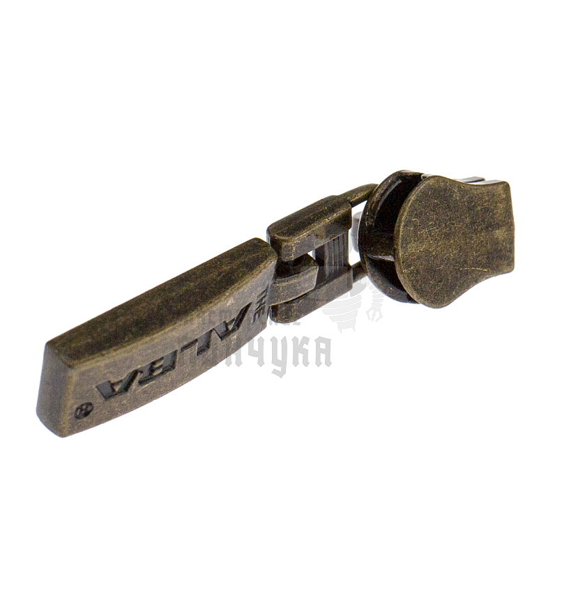 Бегунок сумочный Т5 "JX" ALBA (0613), металл, античная бронза