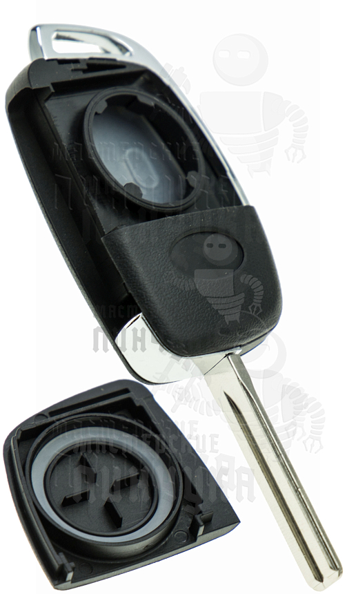 Корпус выкидного ключа TOY49 3 кнопки КНР  HYUNDAI