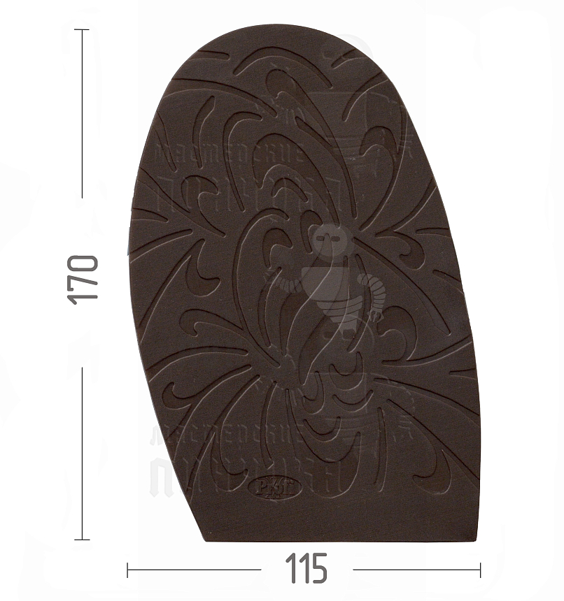 Проф. формованная п/у X-Profi Pilot, Прибалтика, Коричневый