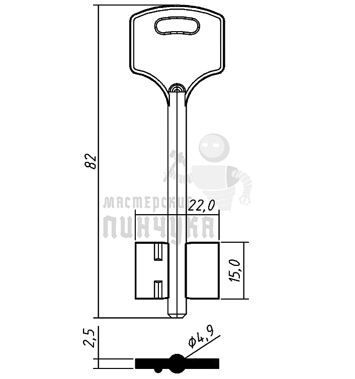 ELB14D (силумин)