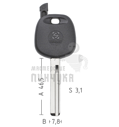 T00KIA8RP TP00HY-19P1 а/пласт.с мест.п/чип HYUNDAI