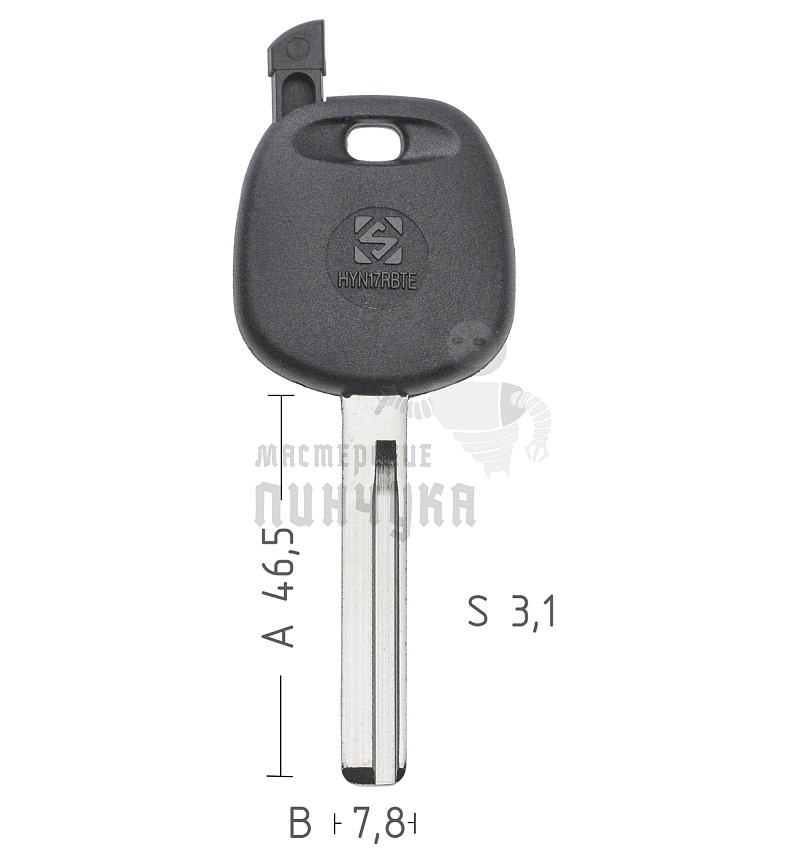 T00KIA8RP TP00HY-19P1 а/пласт.с мест.п/чип HYUNDAI