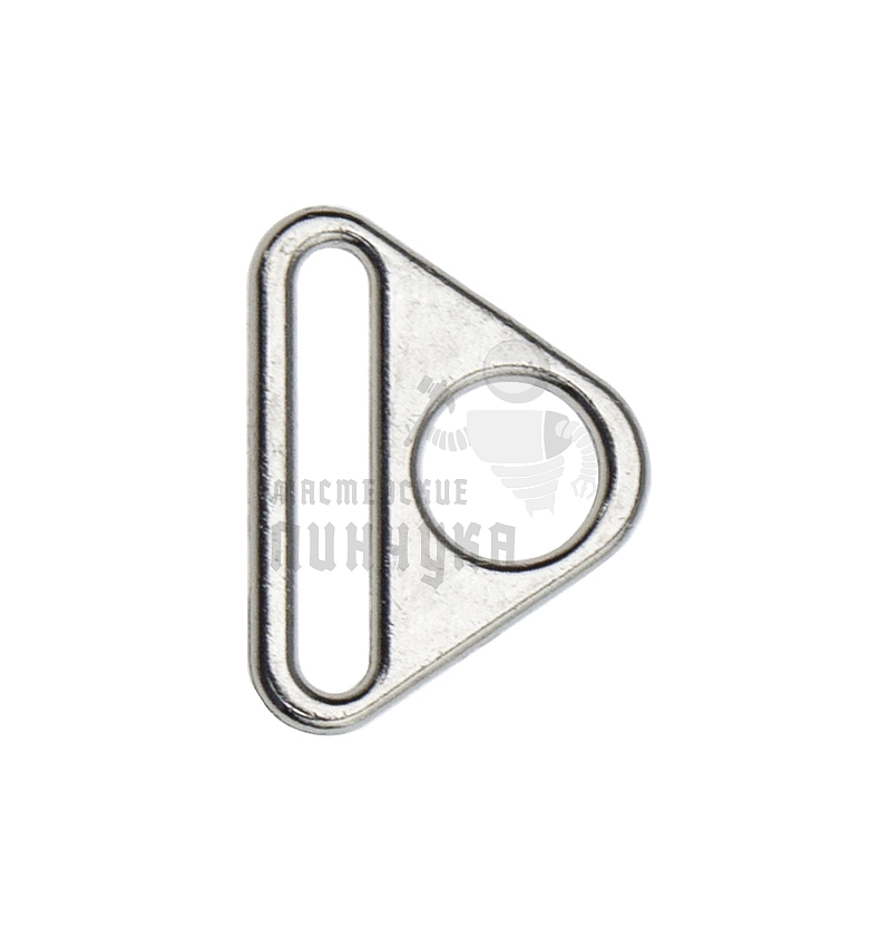 Пряжка треугольная 25мм цв никель