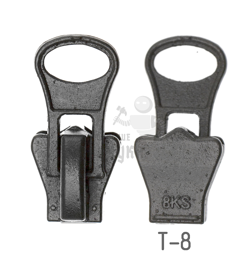 Бегунок "Трактор", тип 8, автомат, "КОРОНА" цв темный никель