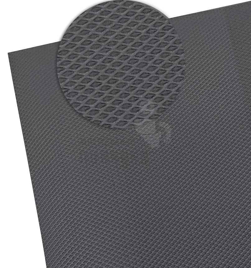 Профилактика микропористая листовая ВШ3,0 Искож 1100*720*3,0мм рис. Ромб, цв. черн.