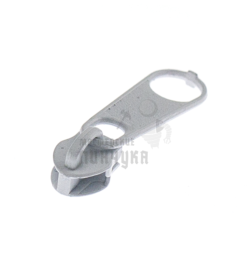 Бегунок для спиральной молнии тип 3 галант цв 101 белый 