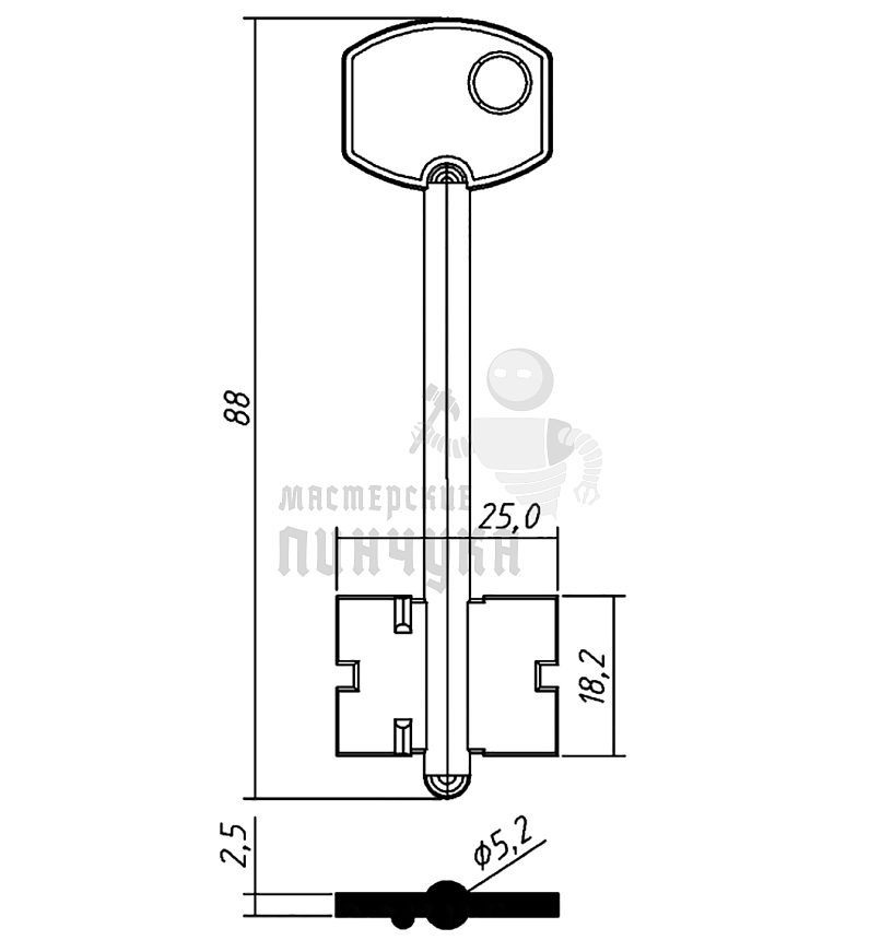 CRE2D (силумин)