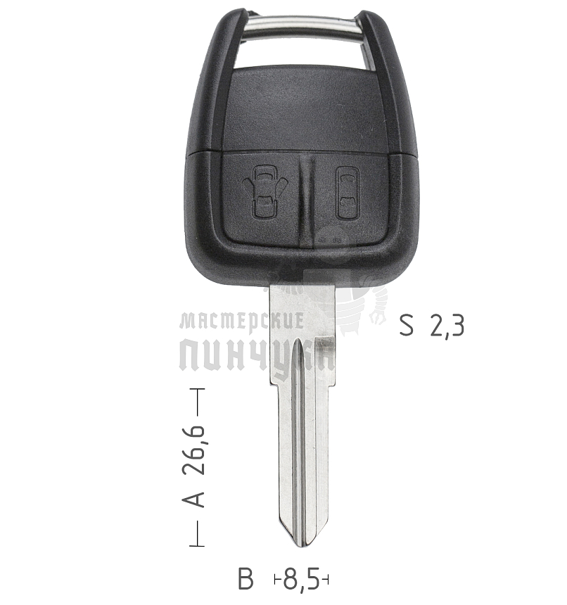 Корпус  OPEL S23 left 2кн   КНР