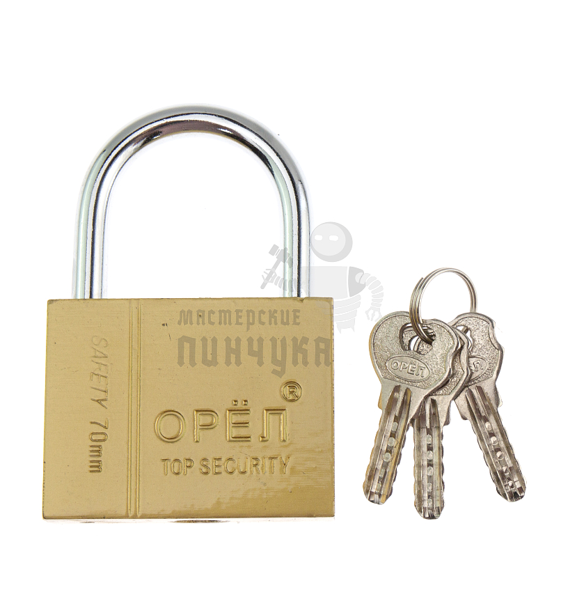 Навесной замок SAFETY "ОРЁЛ" 68мм