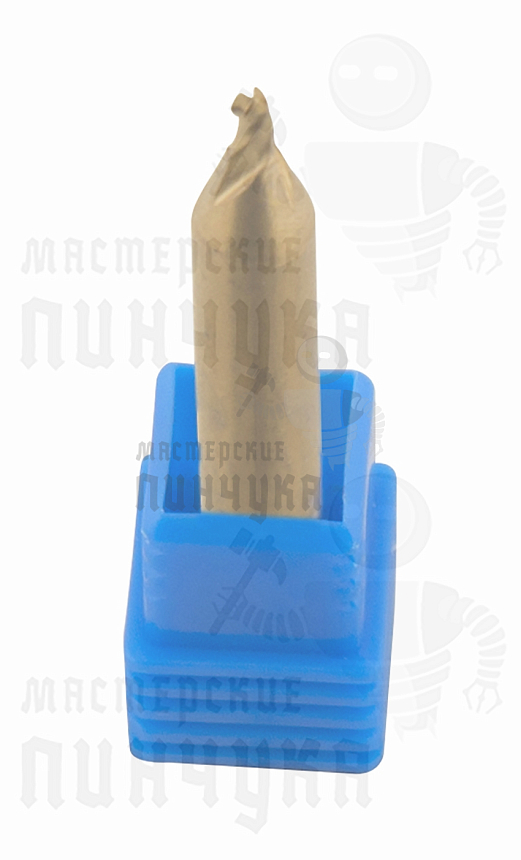 0041,HSS+металл белый  верт.фреза.ф2mm 