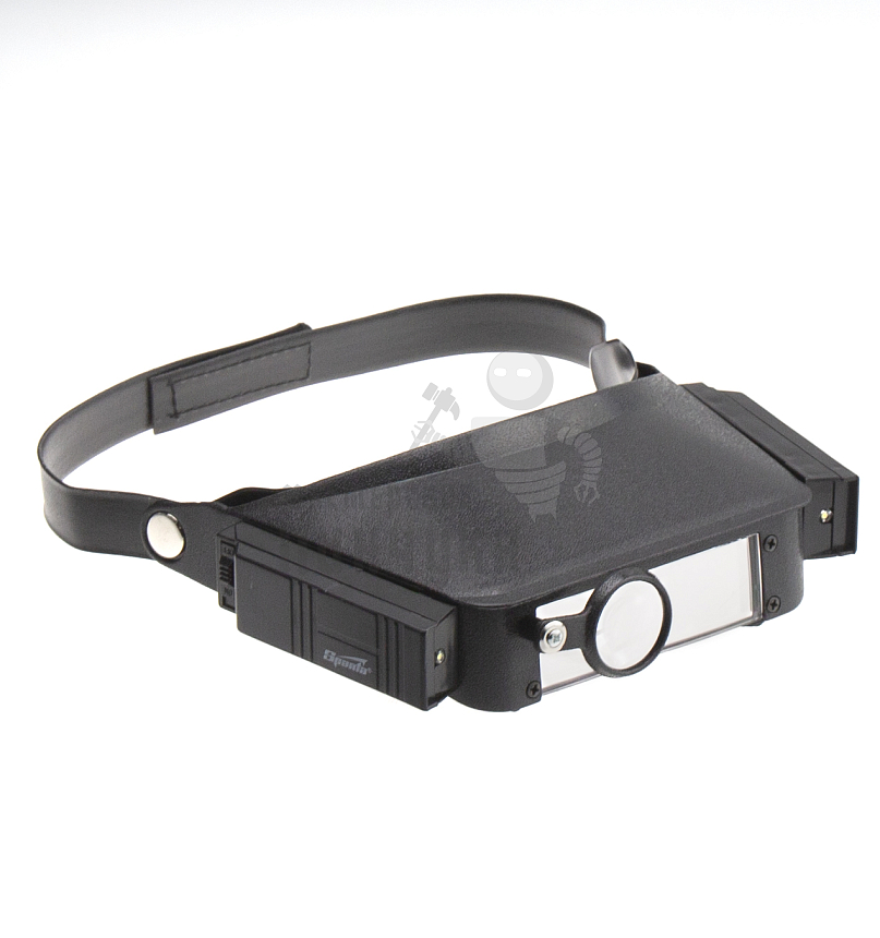 Лупа с дополнительными линзами, с подсветкой, для закрепления на голове Sparta