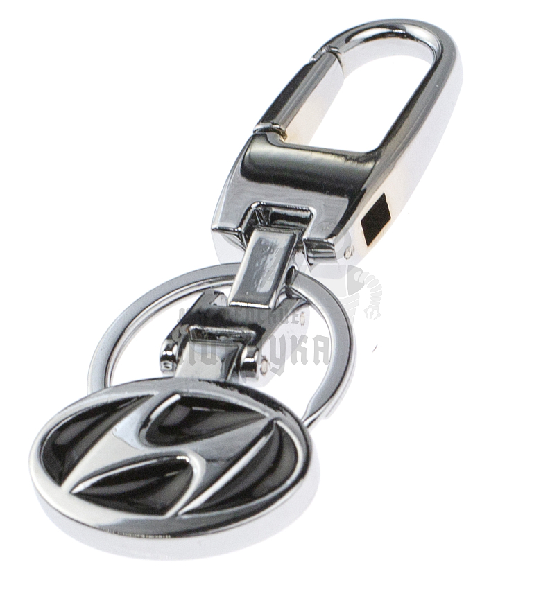 Авто карабин с кольцом для ключей HYUNDAI