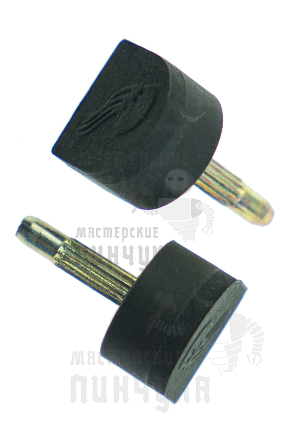 Набойки со штырём Октопус, 12, чёрные