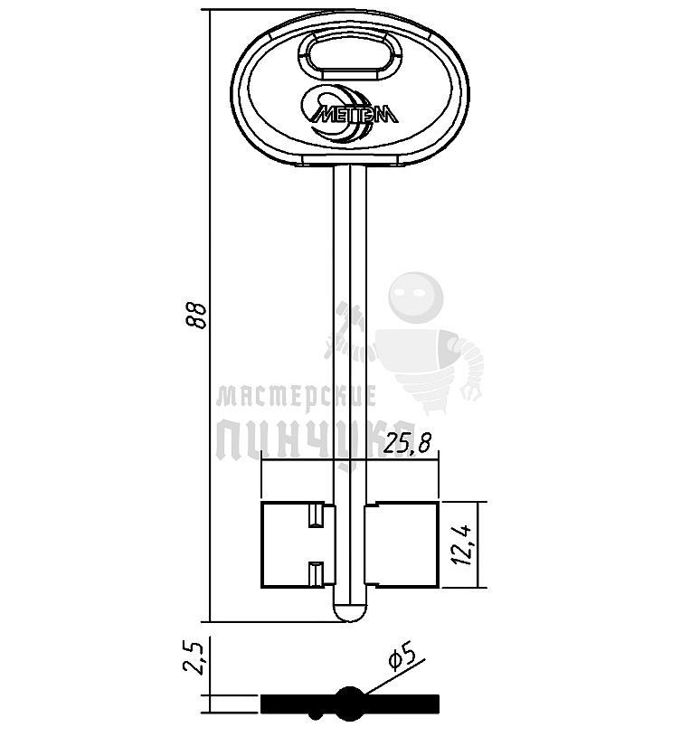 MET2DP (желтый)