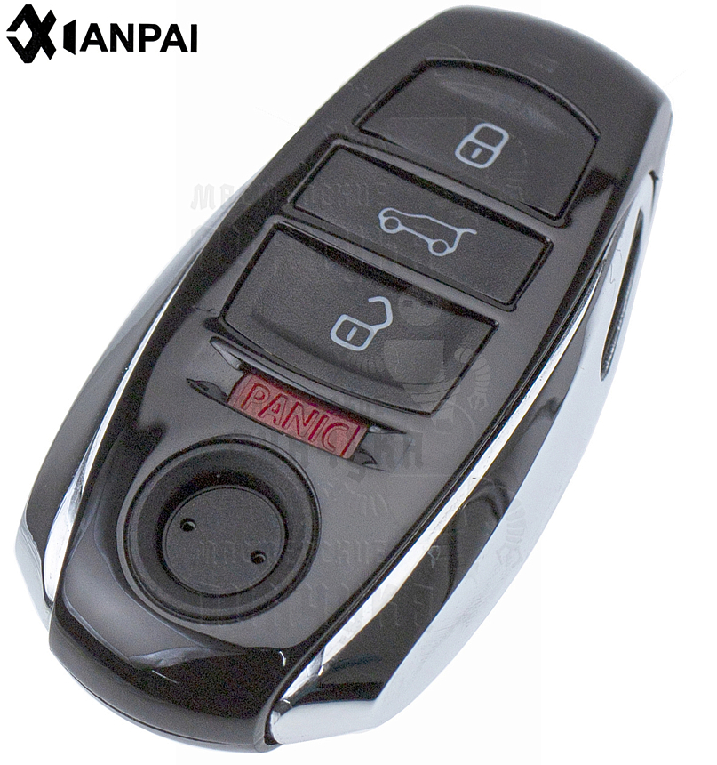 Корпус ключа HU-HAA.P1 HU66 HF55P65 3 кнопки + паника КНР   VOLKSWAGEN