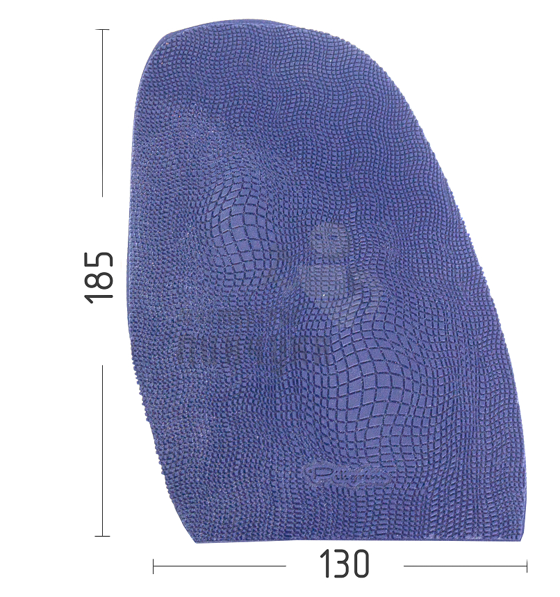 Проф. формованная Piligrim "Черепашка", разм. XL, 185х130х1,8мм, цв. синий