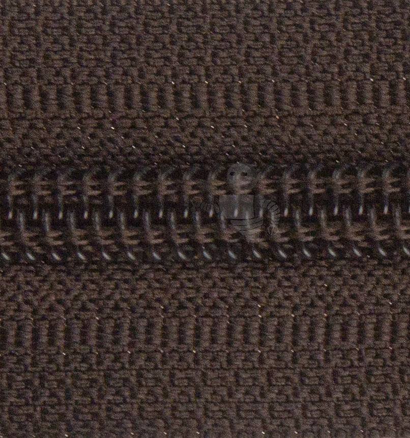 Молния №7 25см Коричневый