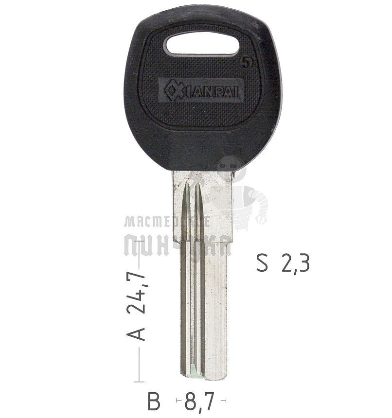 BAODEAN 2п (25*8.8*2.3) ст. AP-1D ПОД БРОНЬ 25 мм КНР