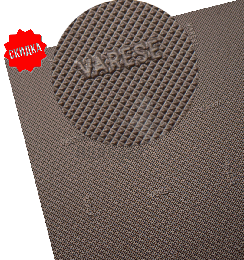Набойка Резит "Varese" р-р 500*500*6,6мм, цв.коричневый