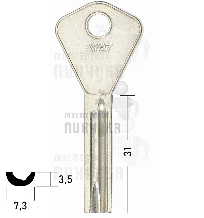 AY27silca  ABY27or Abloy										