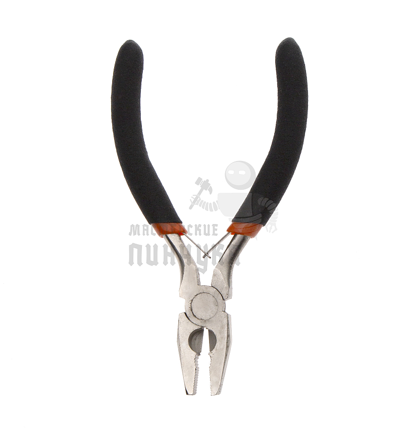 Плоскогубцы Mini, 130 мм, никелированные, авторазжим Sparta