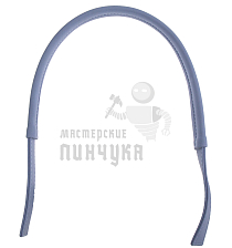 Ручка сумочная, плоская (6054), 65см, цв.св-голубой - Чертеж