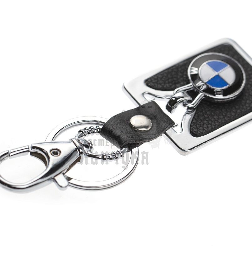 Авто карабин с кольцом для ключей BMW